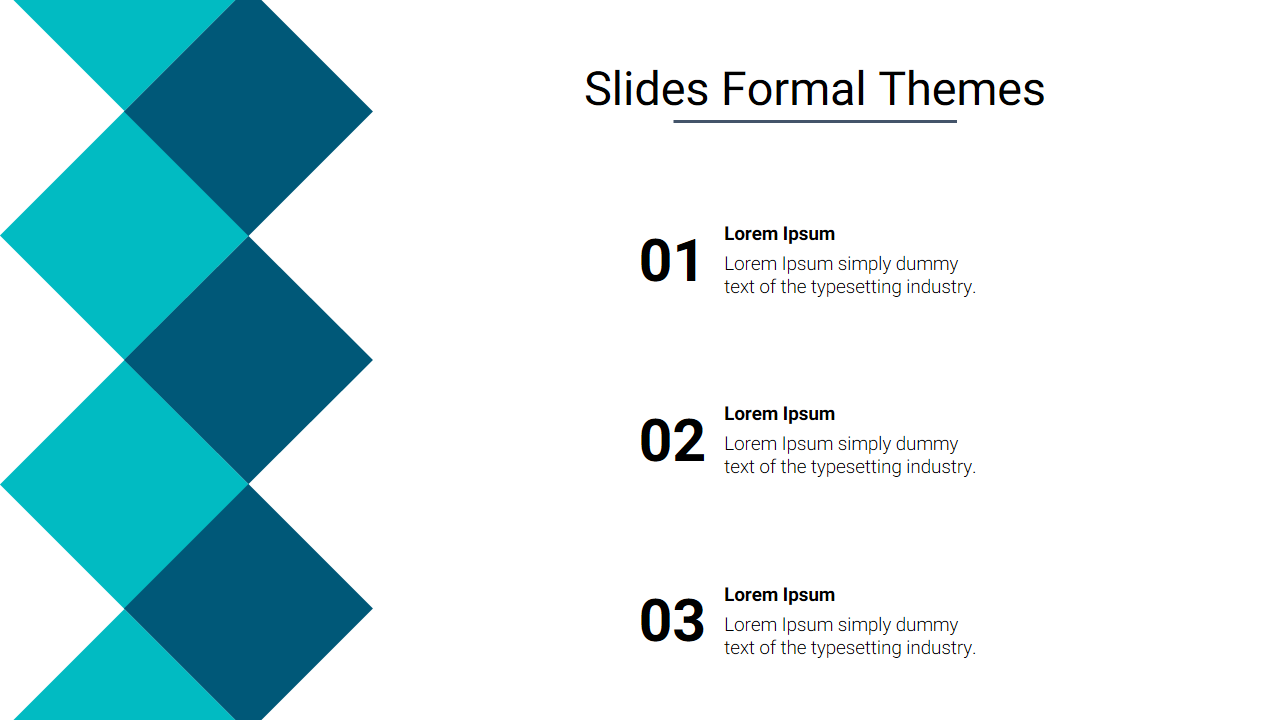 Free - Editable Google Slides and PowerPoint Formal Themes